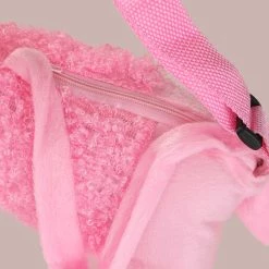 Forum Novelties, Inc Poodle Purse -Cheap Halloween Store womens pink poodle purse alt 2