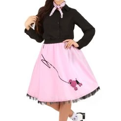 Fun Costumes Plus Size Women's Sock Hop Kit