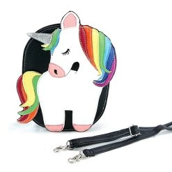 Comeco Women's Rainbow Unicorn Costume Purse