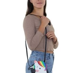 Comeco Women's Rainbow Unicorn Costume Purse 10 Comeco Women's Rainbow Unicorn Costume Purse -Cheap Halloween Store womens rainbow unicorn purse alt 4