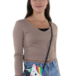 Comeco Women's Rainbow Unicorn Costume Purse 11 Comeco Women's Rainbow Unicorn Costume Purse -Cheap Halloween Store womens rainbow unicorn purse alt 5