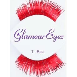 Westbay, Inc Women's Red Glamour Costume Eyelashes