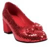 Ellie Red Sequined Women's Shoes