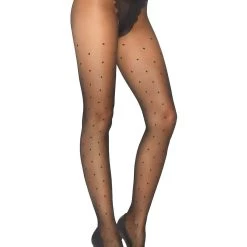 Leg Avenue Sheer Polka Dot Women's Tights