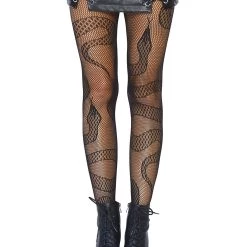 Leg Avenue Women's Snake Net Tights