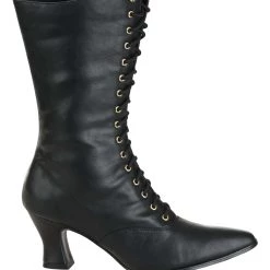 Dongguan Pei Feng Shoes Co., Ltd. Women's Victorian Heeled Boots -Cheap Halloween Store womens victorian boots alt 3