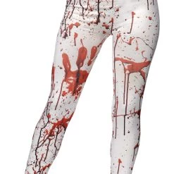 Smiffys Blood Splattered White Leggings