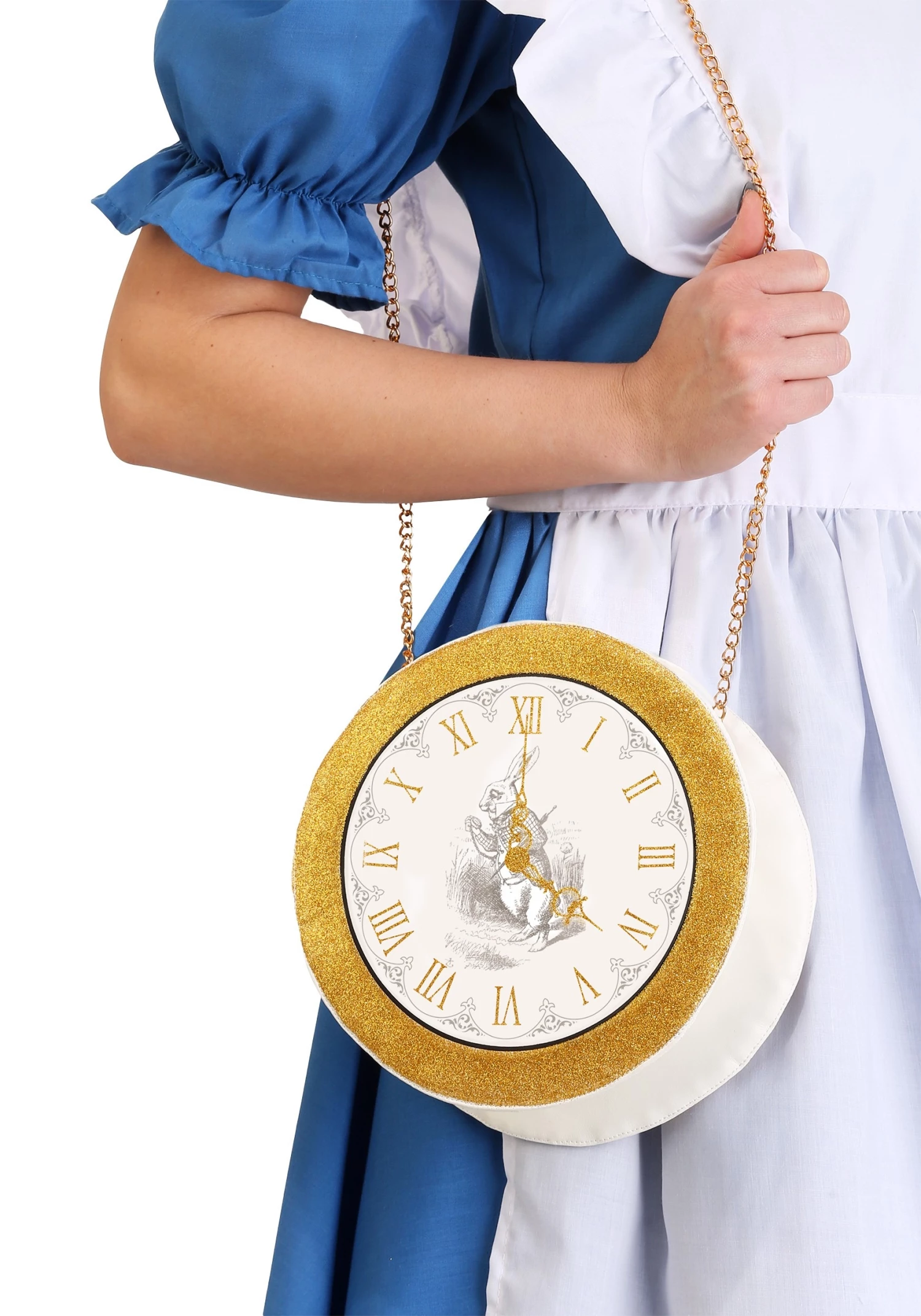 Fun Costumes White Rabbit Clock Purse 2 Fun Costumes White Rabbit Clock Purse - Image 2