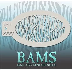 Graftobian Zebra Makeup Stencil